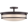 Quoizel Lighting Sailor 5 - Light Semi-Flush Mount in  Western Bronze - 2 of 4