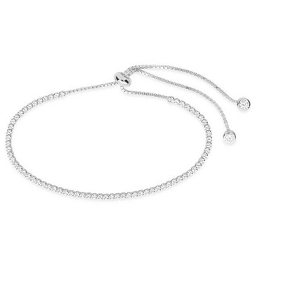 SHINE by Sterling Forever Adjustable CZ Slider Bracelet