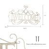 Metal Cutout- Welcome Decorative Wall Sign-3D Word Art Home Accent Décor-Perfect for Modern Rustic or Vintage Farmhouse Style by Lavish Home - 3 of 4