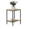 Sapphtopaz Modern Coffee Table with 2 End Tables Living Room Table Set Durable Center Table for Living Room,3pcs - 2 of 4