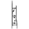 vidaXL Plant Rack Black Powder-coated iron Medium Decorative Inlay - 3 of 4