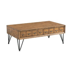 Tanner Coffee Table Light Walnut - Picket House Furnishings, Brown