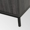 64.5" Frankford Contemporary Cube Unit Bookcase Dark Gray - Christopher Knight Home: MDF Construction, 4 Shelves, 2 Doors - 4 of 4