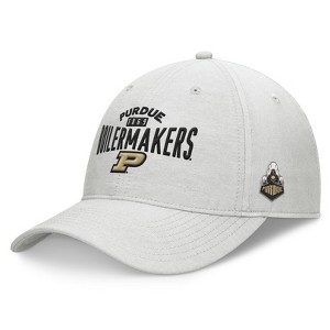 NCAA Purdue Boilermakers Unstructured Chambray Cotton Hat - Gray - 1 of 4
