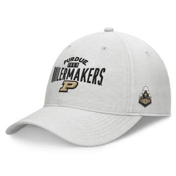 NCAA Purdue Boilermakers Unstructured Chambray Cotton Hat - Gray