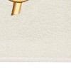 Avanti  Ivory with Gold Script Monogram Fingertip Towel Letter   A - 3 of 3