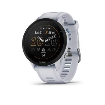  Garmin 010-02156-00 Forerunner 45s, 39MM Easy-to-Use GPS  Running Watch with Garmin Coach Free Training Plan Support, White :  Electronics