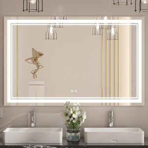 Keonjinn LED Front Light Bathroom Vanity Wall Mirror, Anti-Fog, Dimmable - 1 of 4
