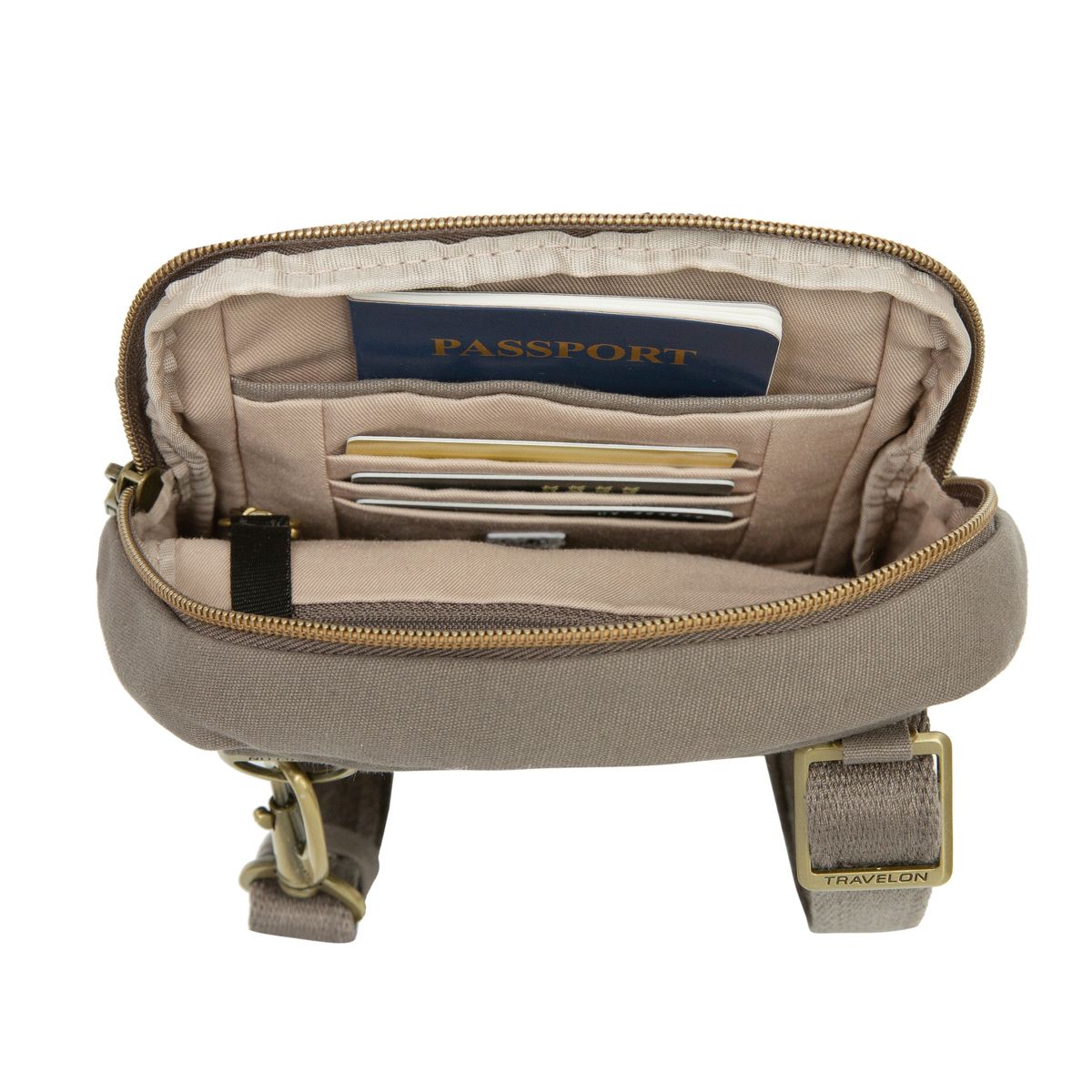 Travelon Anti-Theft Courier Small N/S Slim - thumbnail 10