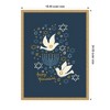 Kate & Laurel All Things Decor Sylvie Framed Canvas Love and Light Happy Hanukkah by Vicky Yorke - 2 of 4