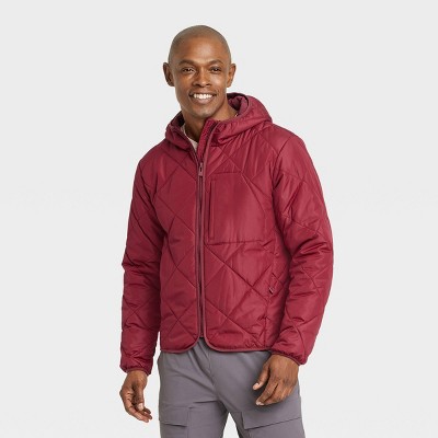 Men's Lightweight Quilted Jacket - All In Motion™ Red S : Target