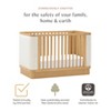 Babyletto Bondi Boucle 4-in-1 Convertible Crib with Toddler Bed Conversion Kit in Honey with Ivory Boucle - 4 of 4