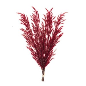 Burgundy Plume Bundle (Set Of 6) 32 Inch Height Crimson Plastic and Polyester Fall Stems for Seasonal Decor by Melrose - 1 of 3