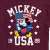 Men's - Disney - Mickey Mouse USA Flag 1928 Short Sleeve Graphic T-Shirt - 2 of 4