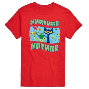 Men's - Pete the Cat - Nurture Nature Short Sleeve Graphic T-Shirt - 1 of 4
