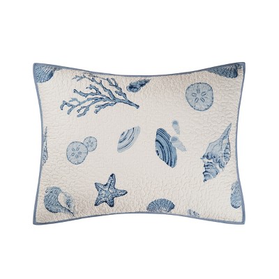 C&F Home Treasures By The Sea Blue Standard Sham