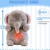 TITQWOP Elephant Breathing Stuffed Animal,Anxiety Relief Elephant Sleeping Plush with Realistic Breathing Motion Soothing Music Lights - 2 of 4