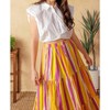 Women's Sunset Summer Maxi Skirt - FLYING TOMATO - 3 of 4
