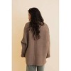Women's Ribbed Oversized Knit Cardigan - LETO - 3 of 3