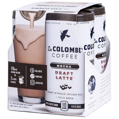 La Colombe Draft Latte Mocha - 4pk/9 fl oz Cans