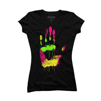 Junior's Design By Humans High Five By clingcling T-Shirt