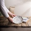 Flora Metal Decorative Tray - Foreside Home & Garden - 2 of 4