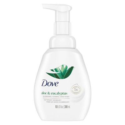 Dove Aloe & Eucalyptus Nourishing Foaming Hand Wash Soap - 10.1oz