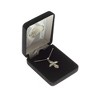 Dicksons Small Angel Cross with Jewel-Tone Accents Silver-Plated Rolo Chain Pendant Necklace - 3 of 3