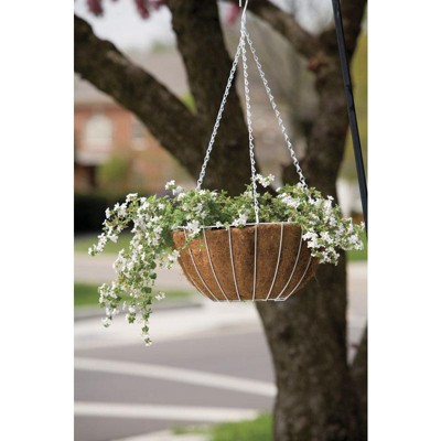 Panacea Steel Hanging Basket White Model No. 88504