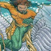 Aquaman And The Lost Kingdom Seahorse Splash Blanket 50"x60" Woven Tapestry - 4 of 4