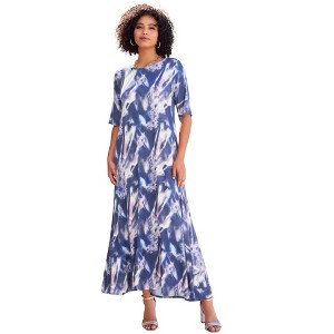 Roaman's High Low Jersey Maxi Dress - 1 of 3