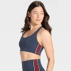 Women's Everday Soft Light Support Piped Longline Sports Bra - All In Motion™ - 3 of 4