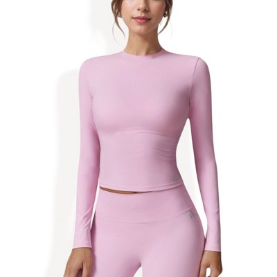 Anna-Kaci Active Women's Long Sleeve Seamless Compression Top for Workout and Activewear