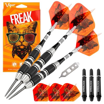 Viper The Freak 22 Grams Steel Tip Darts 3 Knurled Rings Barrel