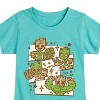 Girls' - Marvel - Guardians of the Galaxy Groot Characters Fitted Short Sleeve Graphic T-Shirt - 2 of 4