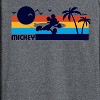 Men's - Disney - Mickey Sunset Pattern Long Sleeve Graphic T-Shirt - 2 of 4