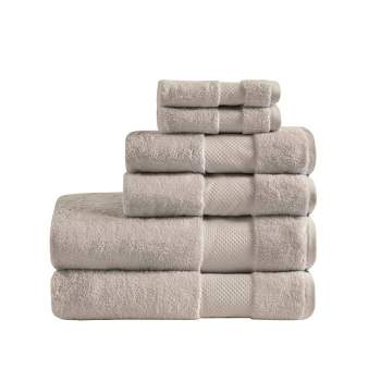 Turkish 100% Cotton 6pc Absorbent Ultra Soft Bath Towel Set