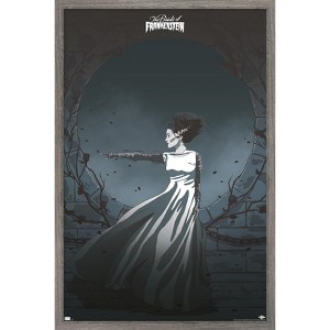Trends International The Bride of Frankenstein - Illustration Framed Wall Poster Prints - 1 of 4