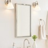 TEHOME Rectangular Metal Framed Recessed Bathroom Medicine Cabinet with Mirror - 3 of 4