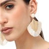 SOHI Women's Off-White Aloha Drop Earrings - 4 of 4