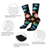 Tropical Fish Women Printed Crew Socks Funny Funky Socks Soft Polyester Novelty Gifts for Artists Men - 4 of 4