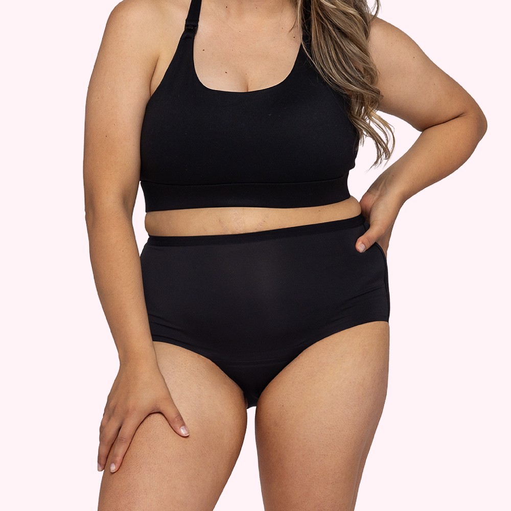 Proof Underwear Postpartum Super Heavy High Waisted Brief - S