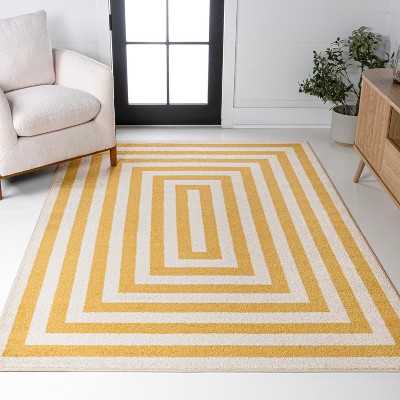 JONATHAN Y Bandol Modern Classic Mitre Stripe Area Rug
