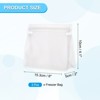 Unique Bargains Reusable Leakproof Zip PEVA Freezer Food Storage Bags 3 Pcs - 2 of 4