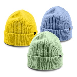 Dalix Beanie Soft Knit 3 Pack Stretch Skully Warm Winter Ski - 1 of 4
