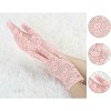 Allegra K Women's Full Finger Lace Floral Gloves - 2 of 4