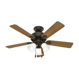 Hunter Fans Swanson 1 - Light in  New Bronze - 1 of 4