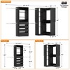 Aheaplus Closet Organizer System with 6 Hanging Rods and Drawers, Freestanding Closet System with Shelves - 4 of 4