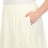 Plus Size Pleated Tiered Maxi Skirt - 4 of 4