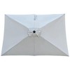 CAVINAS 6x9 FT Cantilever Patio Umbrella, Waterproof and Windproof Design with Crank, Beach Umbrella, without Base - 2 of 4